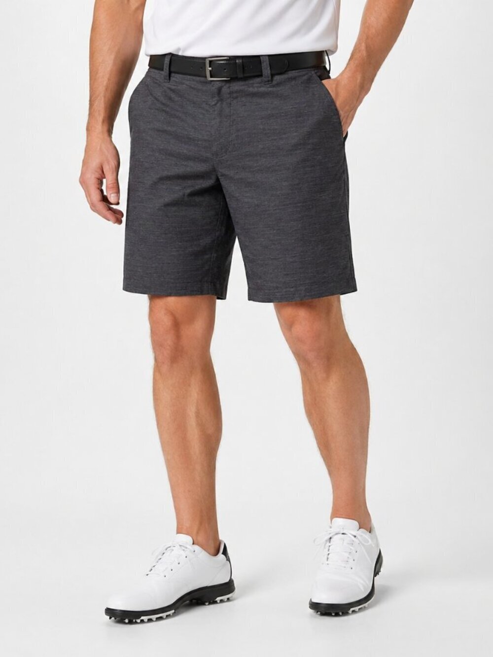 Callaway Men’s Golf Shorts Size 36 Gray Stretch Pro Active Waistband Comfort Fit
